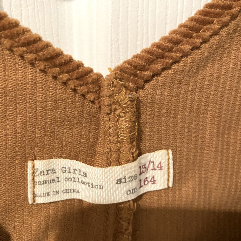 Zara brown short overall - Picture 2 of 3